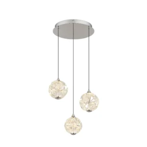 1. Visilica Globo Virina 16047-3HC hrom providna