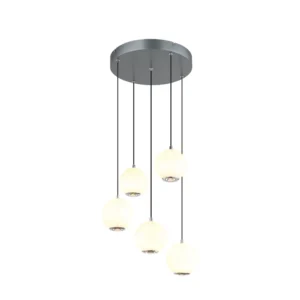 1. Visilica Globo Simmons 16062-5H antracit