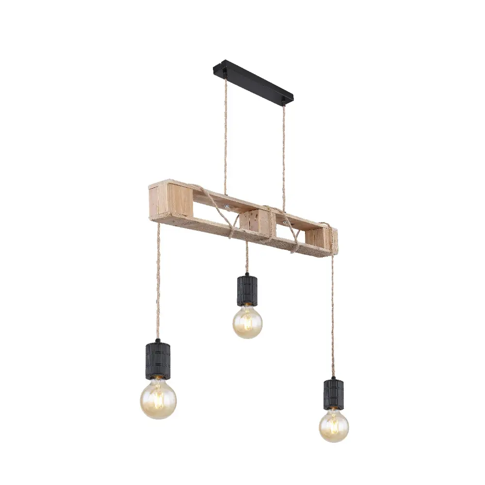 1. Visilica Globo Joelle 54030-3PH drvo crna