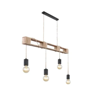 1. Visilica Globo Joelle 54030-4PH drvo crna
