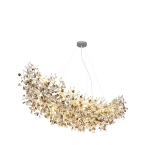 1 Luster Globo Queena 64138H4S srebrni