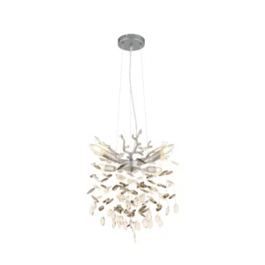 1. Luster Globo Queena 64138HS srebrni
