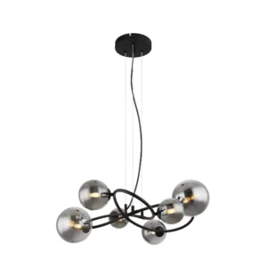 1. Luster Globo Riha 56133-6H crni