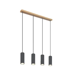 1. Visilica Globo Robby 57911-4HG drvo antracit