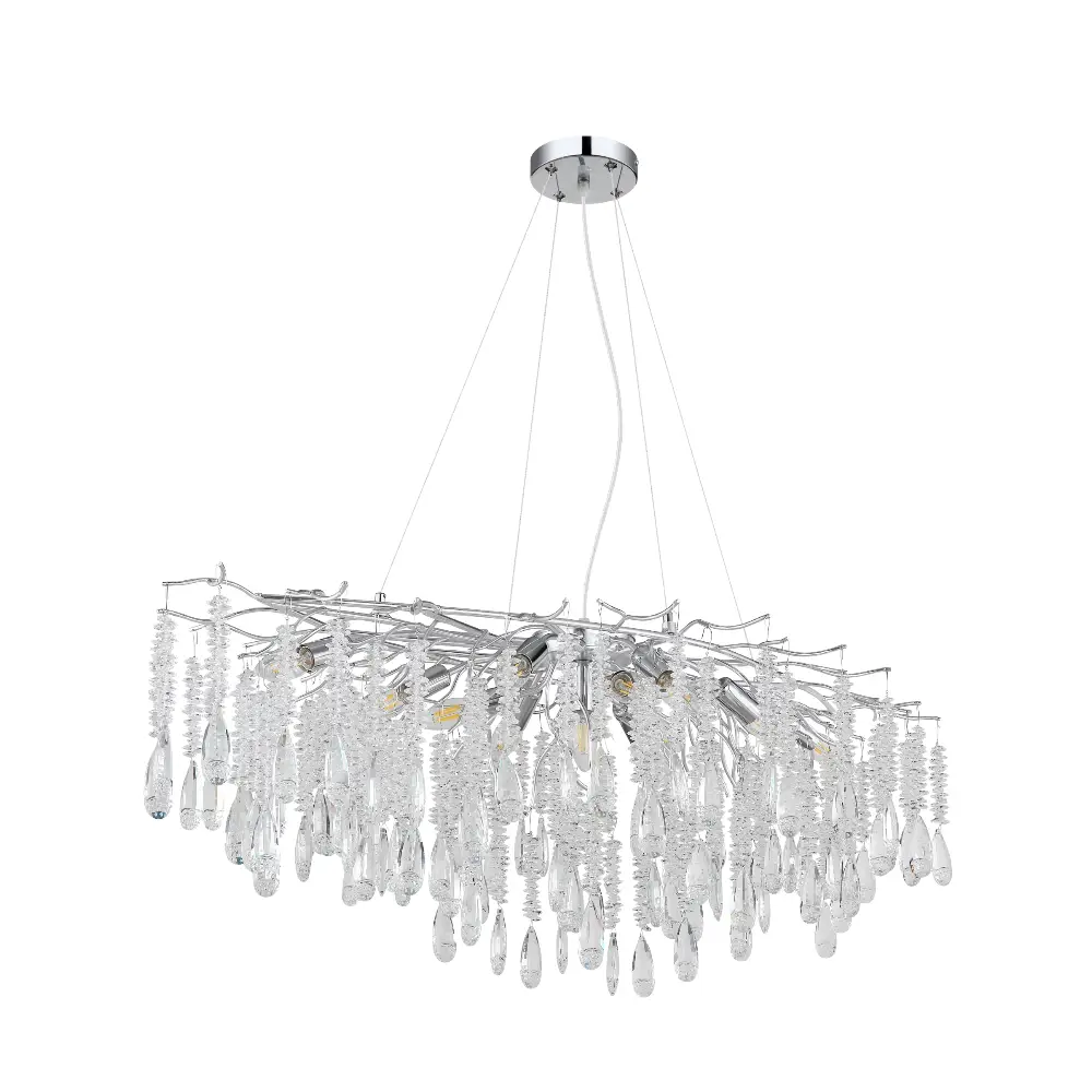 2. Luster Globo Kinga 64141H2 srebrni