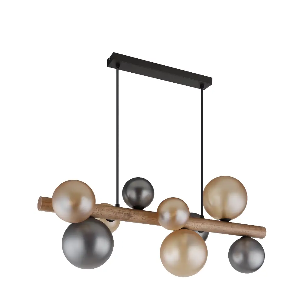 2. Visilica Globo Riha 56133W-9H drvo crna