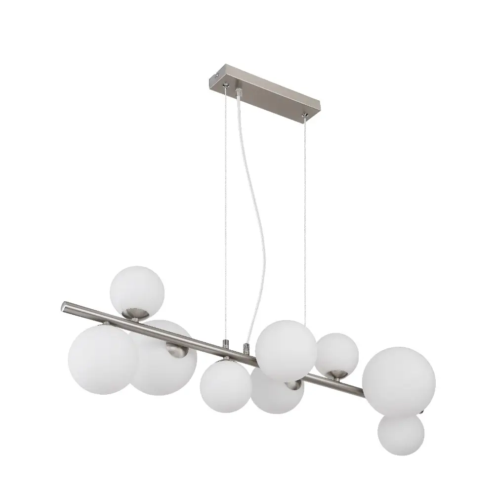 2. Visilica Globo Riha 56140-9H nikl opal