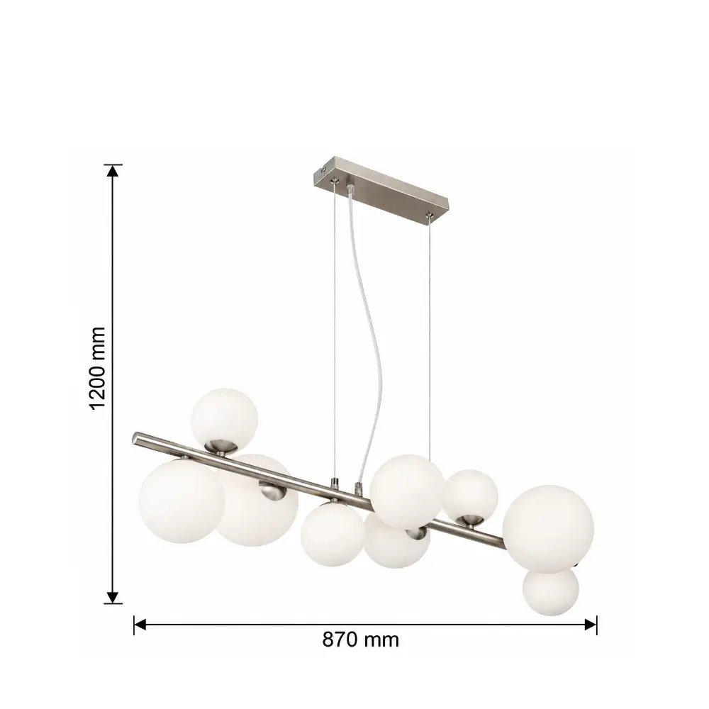 4. Visilica Globo Riha 56140-9H nikl opal