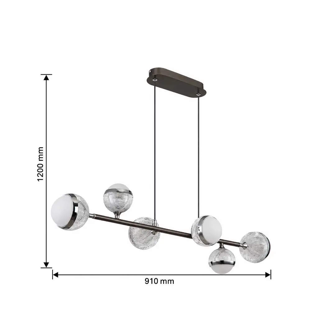 6. Visilica Globo Untsy 56011-6 hrom