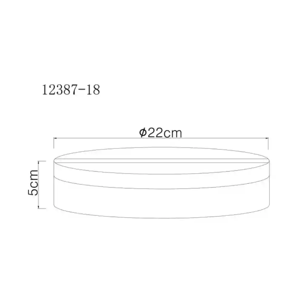 Globo Matthew 12387-18 | Plafonjera | crna | LED - Slika 2