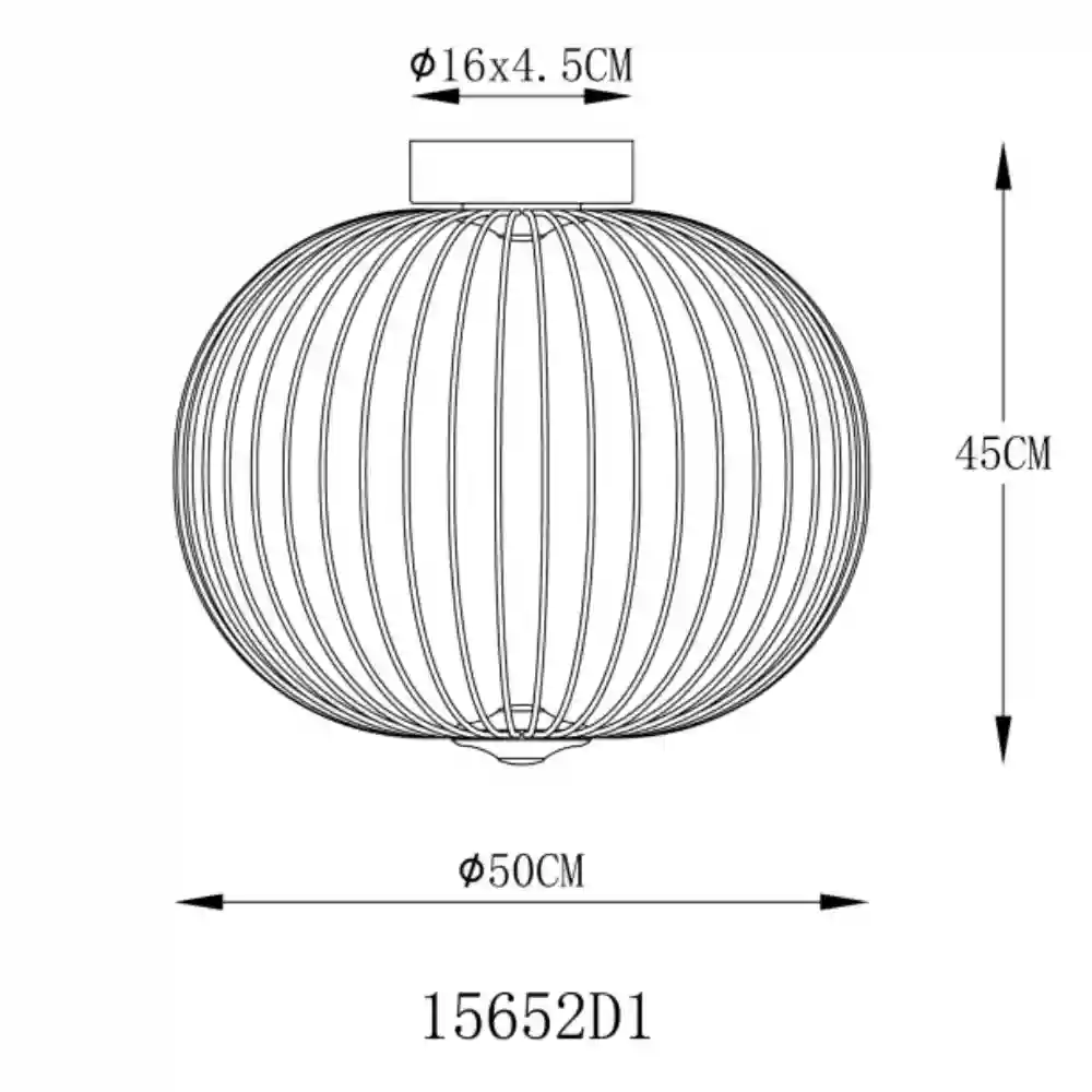 Globo Galway 15652D1 | Plafonjera | crna | LED - Slika 4
