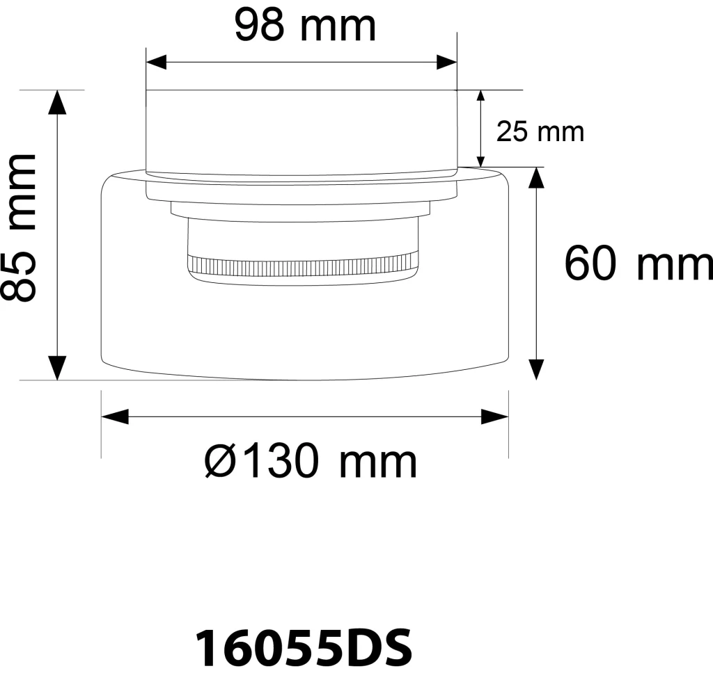 Globo Higgins 16055DS | Plafonjera | crna | LED - Slika 2