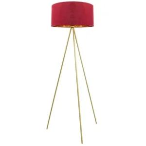 podna lampa mitea M53 tekstil crvena