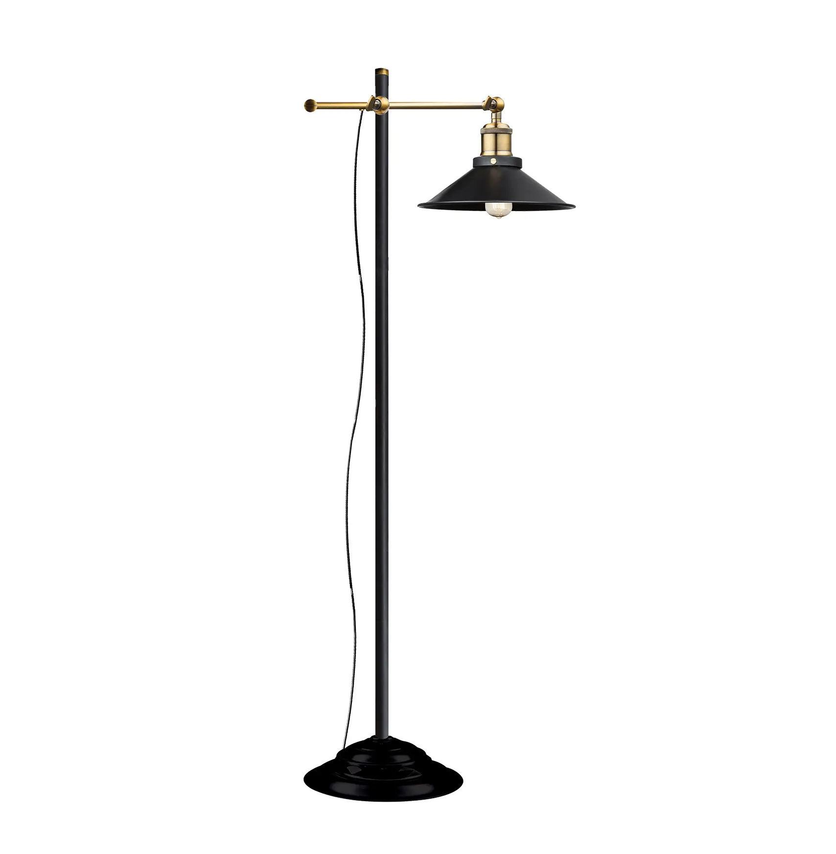 podna lampa Globo Lenius 15053S crna