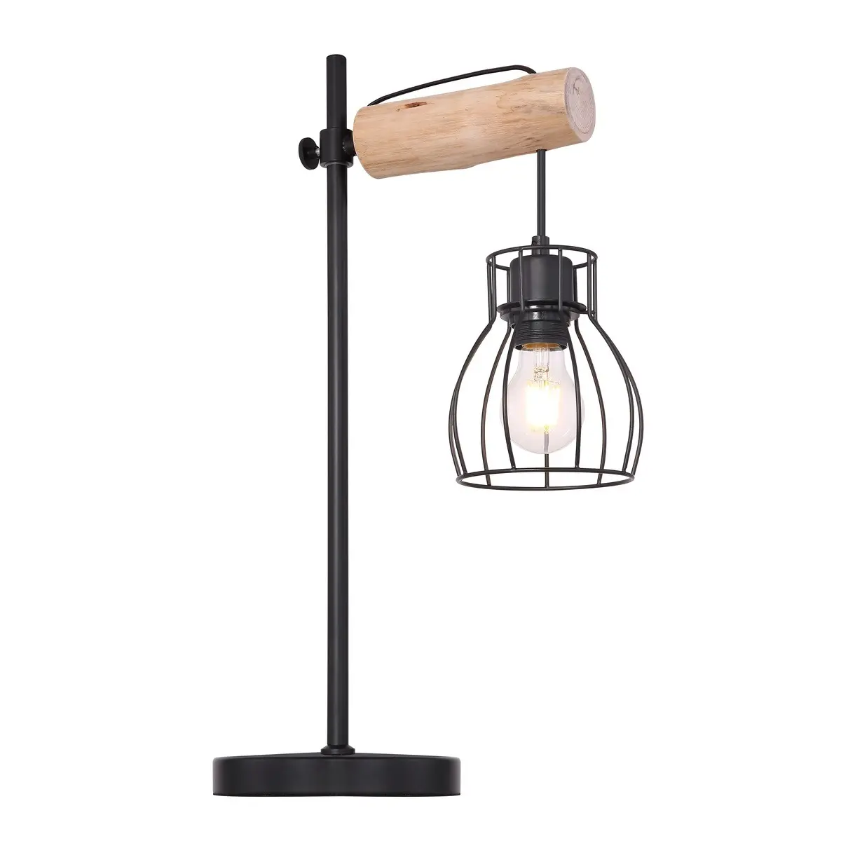 stona lampa Globo Mina 15326TN crna drvo
