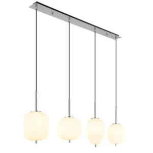 visilica Globo Blacky 15345-4NO nikl opal