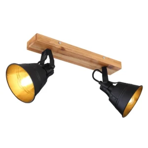 spot lampa Globo Gunther 15466S-2 braon crna
