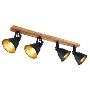 spot lampa Globo Gunther 15466S-4 braon crna