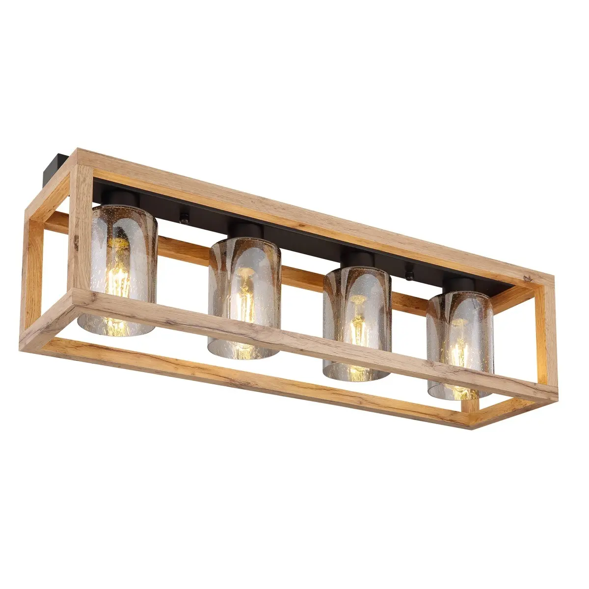 plafonjera Globo Pettey 15497-4D braon