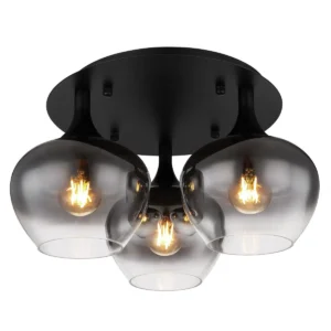 plafonjera Globo Maxy 15548-3D crna