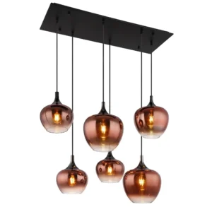 visilica Globo Maxy 15548-6HG crna bakarna