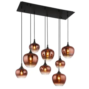 visilica Globo Maxy 15548-8HG crna bakarna