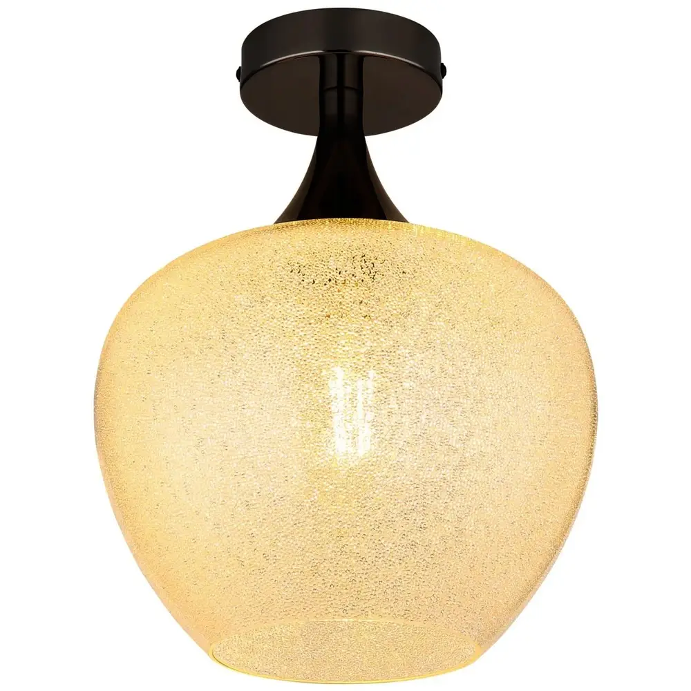 plafonjera globo Maxy 15548DK staklo bronzana