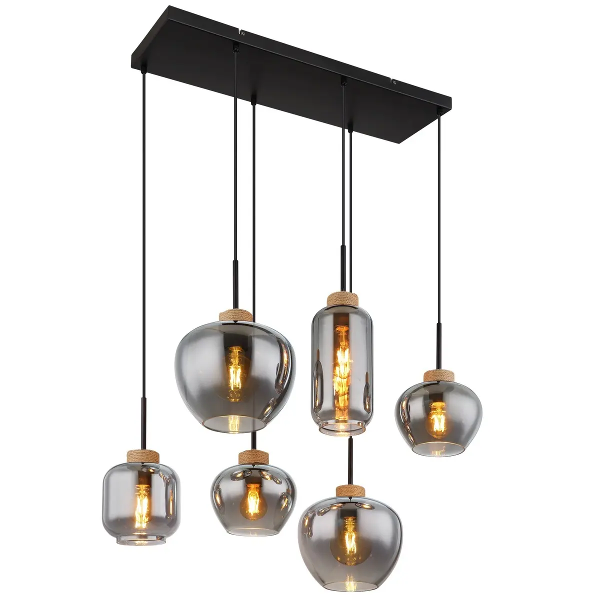visilica Globo Matt 15549-6H crna