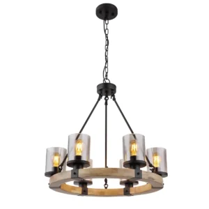 visilica Globo Lila 15555-6H crna drvo