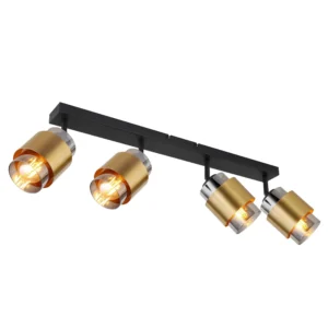 spot lampa Globo Milley 15560-4 mesing crna