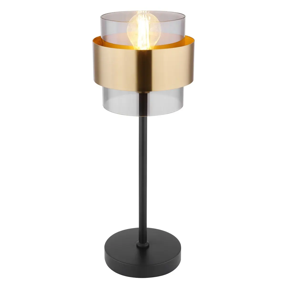 stona lampa Globo Milley 15560T mesing crna