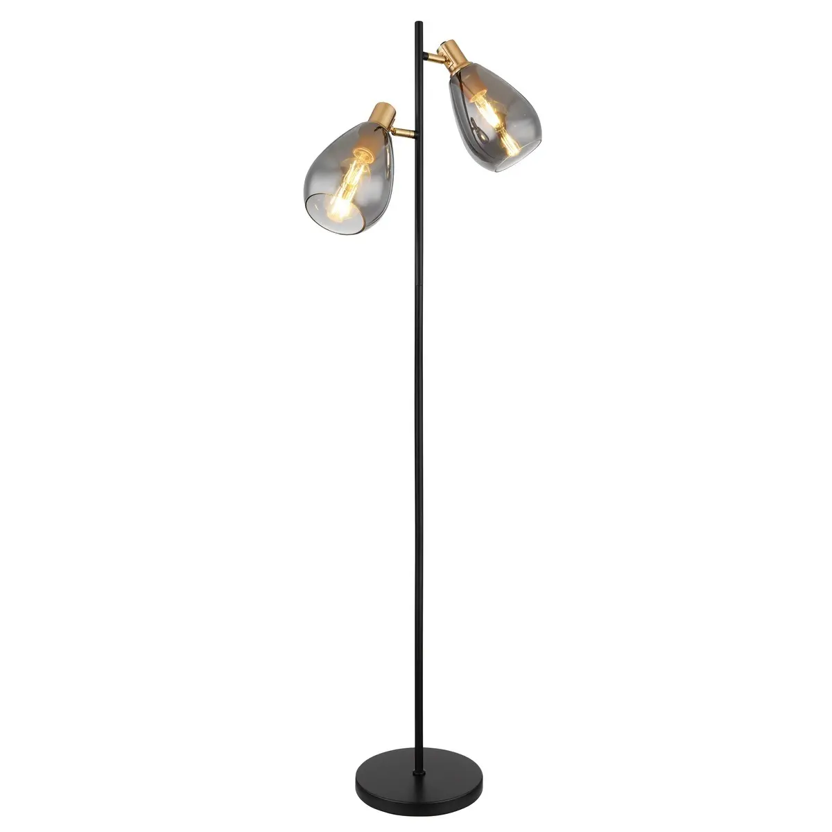 podna lampa Globo Fanni 15563S crna mesing