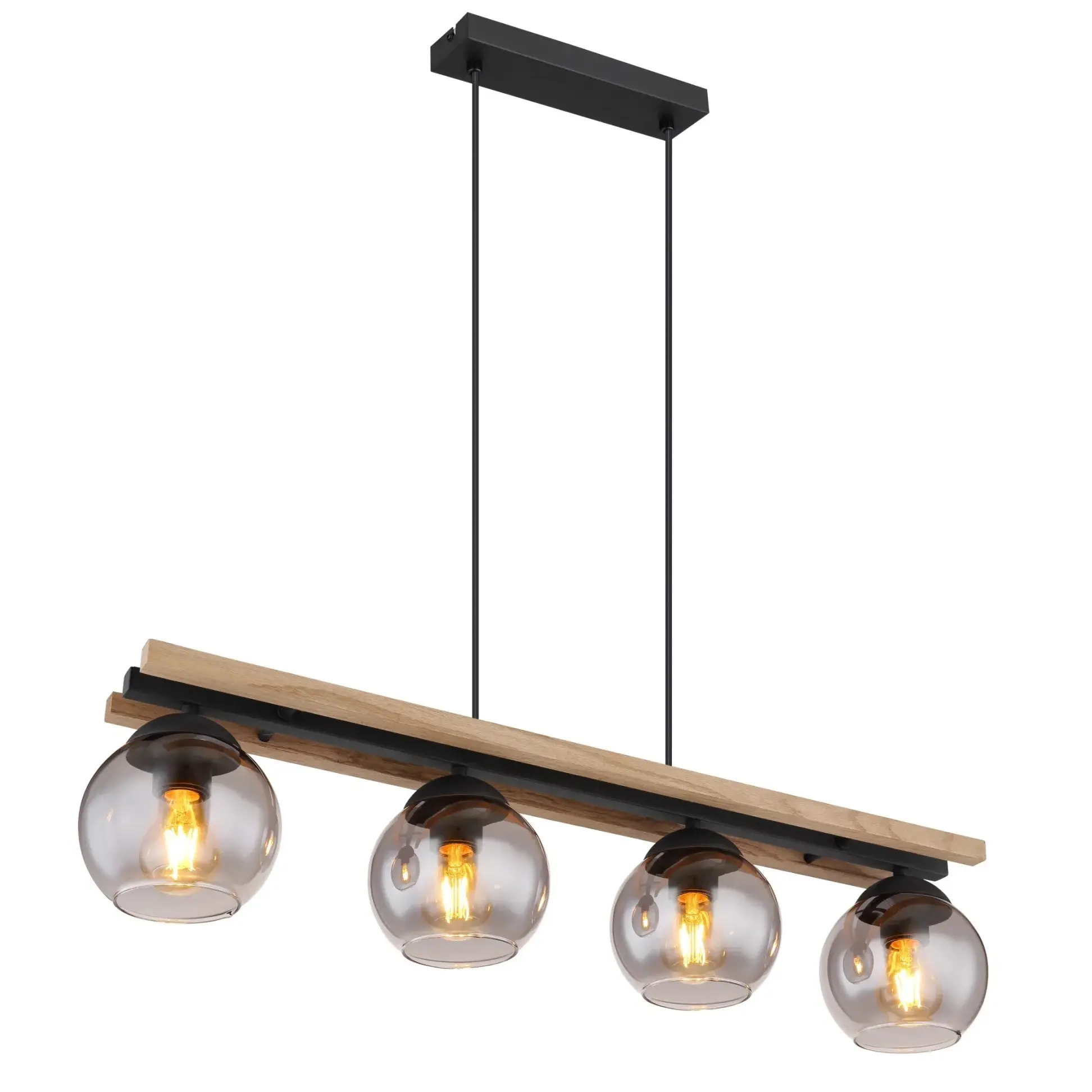 visilica Globo Conni 15569-4HW drvo crna