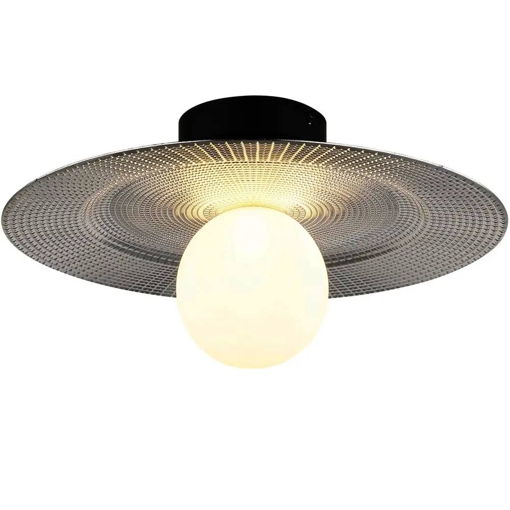 plafonjera globo Riga 15637D metal srebrna