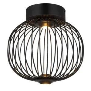 plafonjera globo Galway 15652D metal crna