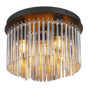 plafonjera globo Gorley 15698D staklo crna