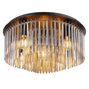 plafonjera globo Gorley 15698D1 staklo crna