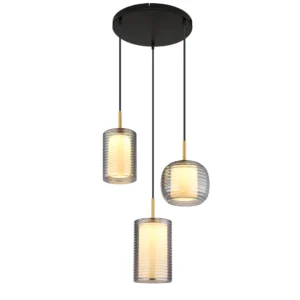 visilica Globo Lampigna 15740-3 crna opal