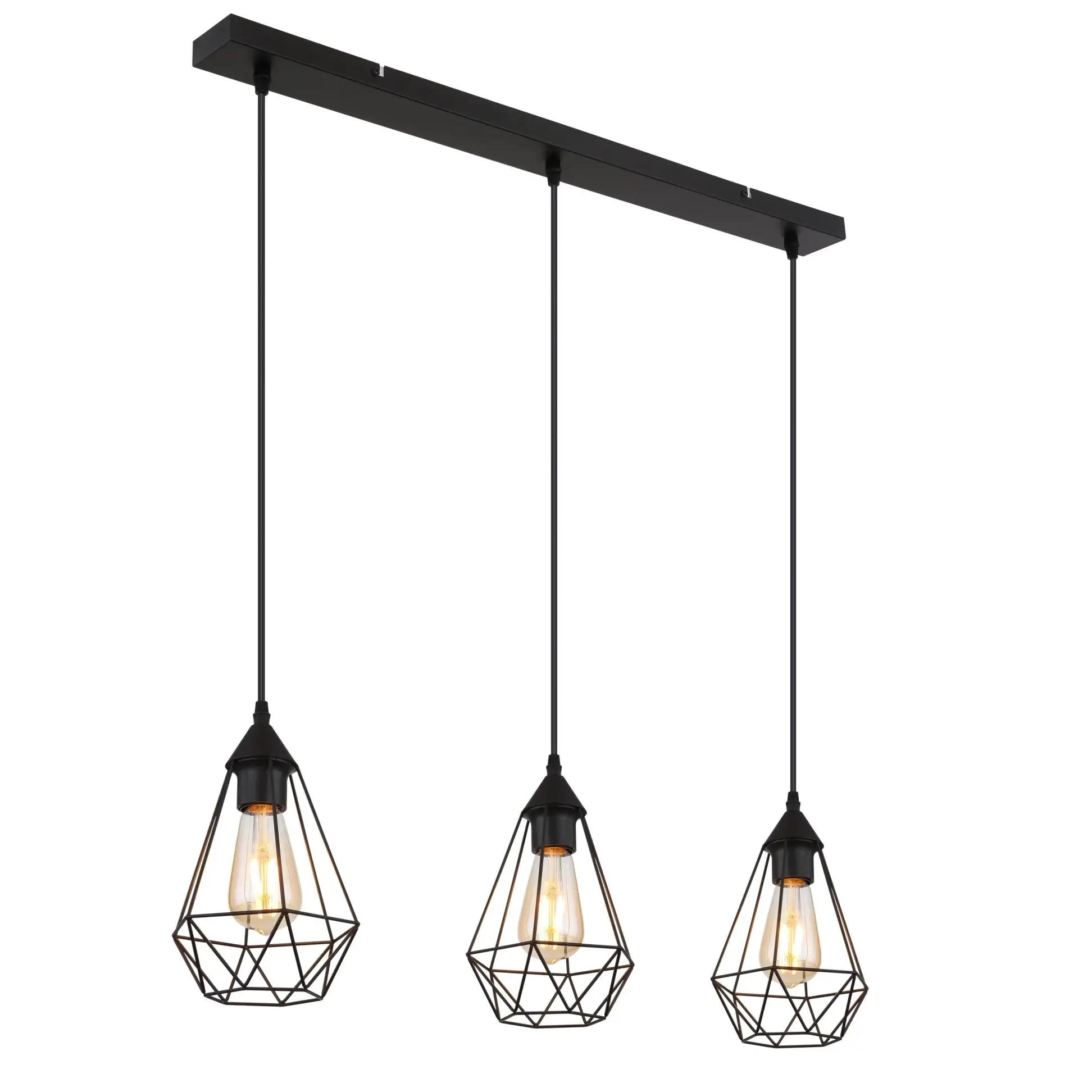 visilica Globo Zachary 15745-3H crna