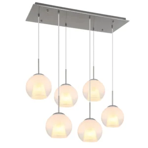 visilica Globo Barry 15749N-6H hrom providna