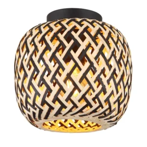 plafonjera globo Colly 15766D bambus braon