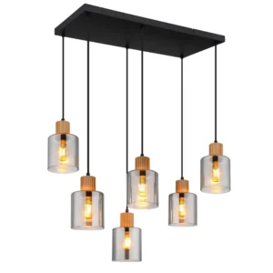 visilica Globo Aleidis 15768-6 crna drvo