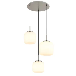 visilica Globo Kladora 15772-3HR nikl opal