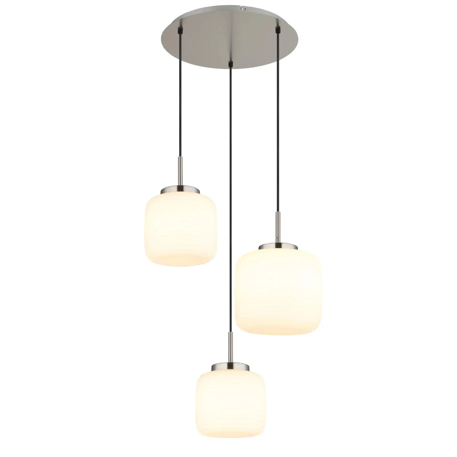 visilica Globo Kladora 15772-3HR nikl opal