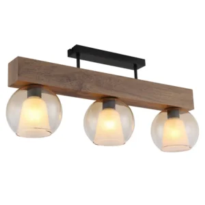 plafonjera globo Barry 15773-3D MDF braon