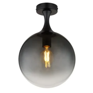 plafonjera globo Dalton 15885D staklo crna