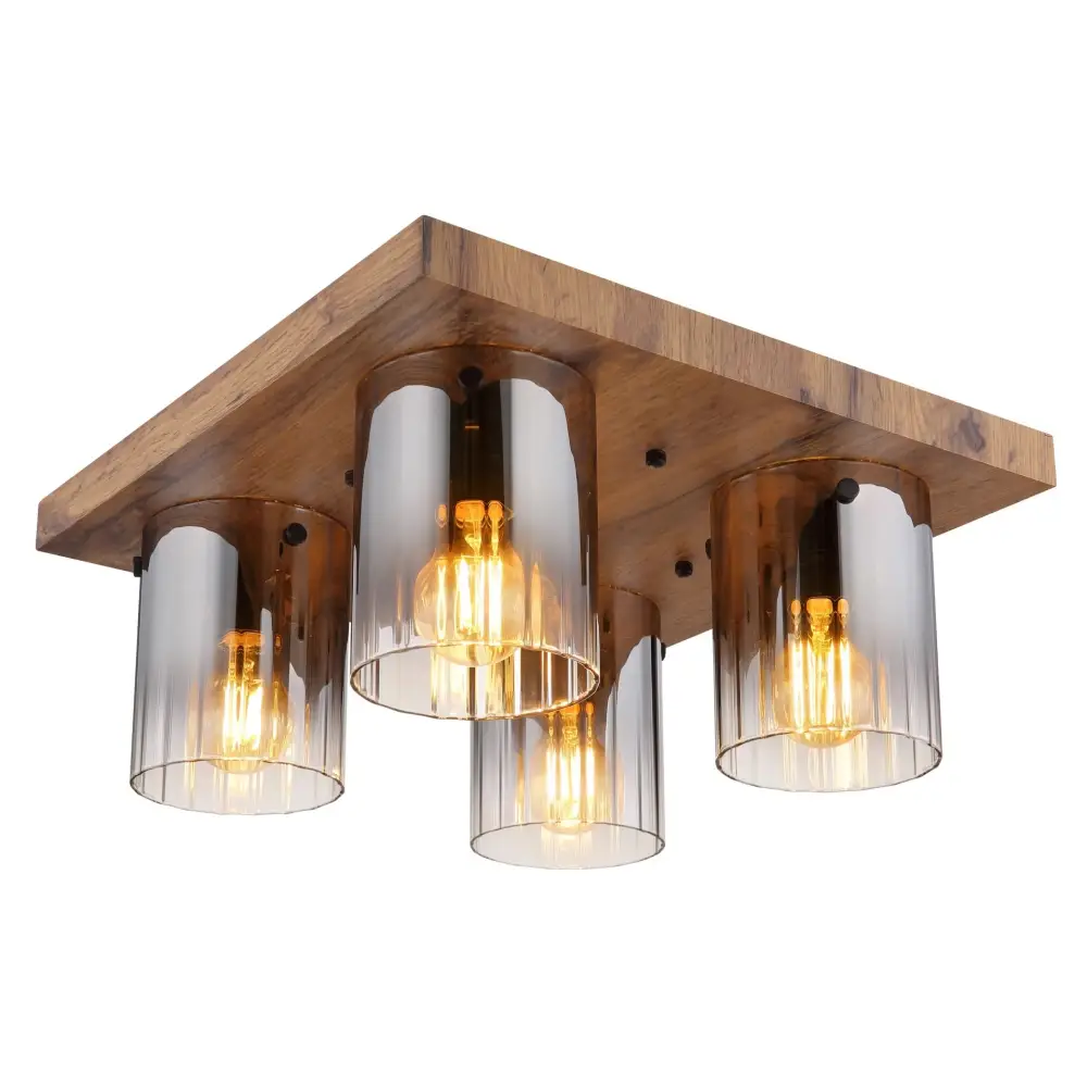 plafonjera globo Underwood 15915-4 MDF braon