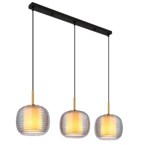 visilica Globo Lampigna 16049-3H crna opal