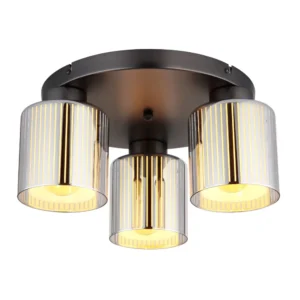 plafonjera globo Felicia 16056-3D staklo hrom