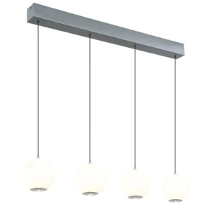 visilica globo Simmons 16062-4H staklo siva